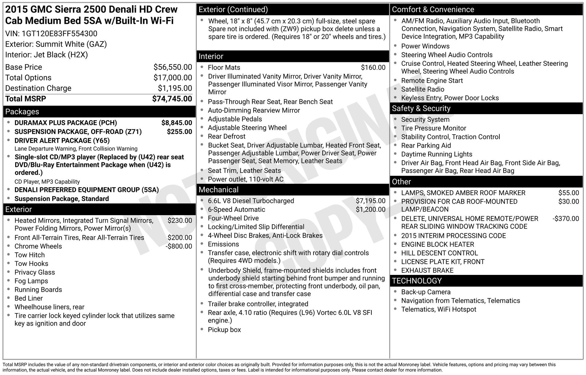 2015 GMC Sierra 2500 Denali HD Denali