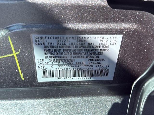 2025 Nissan Sentra S photo 14