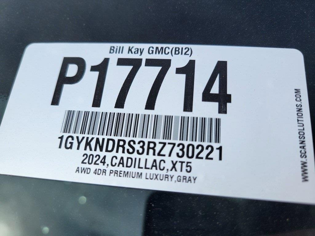 2024 CADILLAC XT5 - Image 27