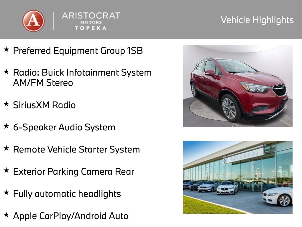Used 2019 Buick Encore Preferred with VIN KL4CJASB6KB712674 for sale in Kansas City