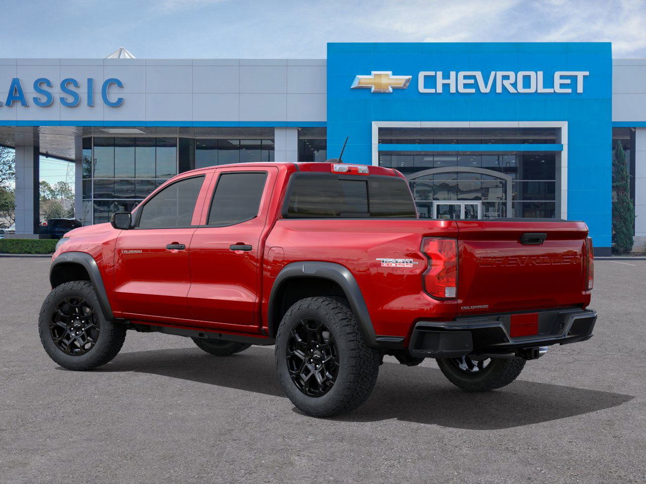 2026 Chevrolet Colorado Trail Boss Red at Classic Elite Chevrolet Sugar Land