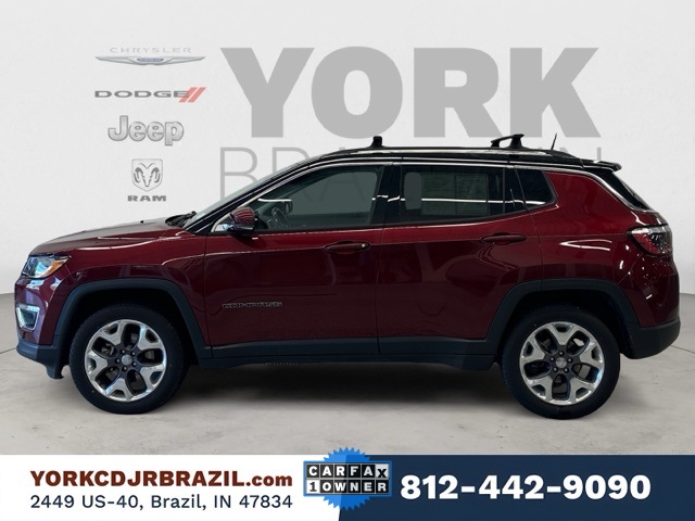 Used 2021 Jeep Compass Limited with VIN 3C4NJDCB6MT541800 for sale in Brazil, IN
