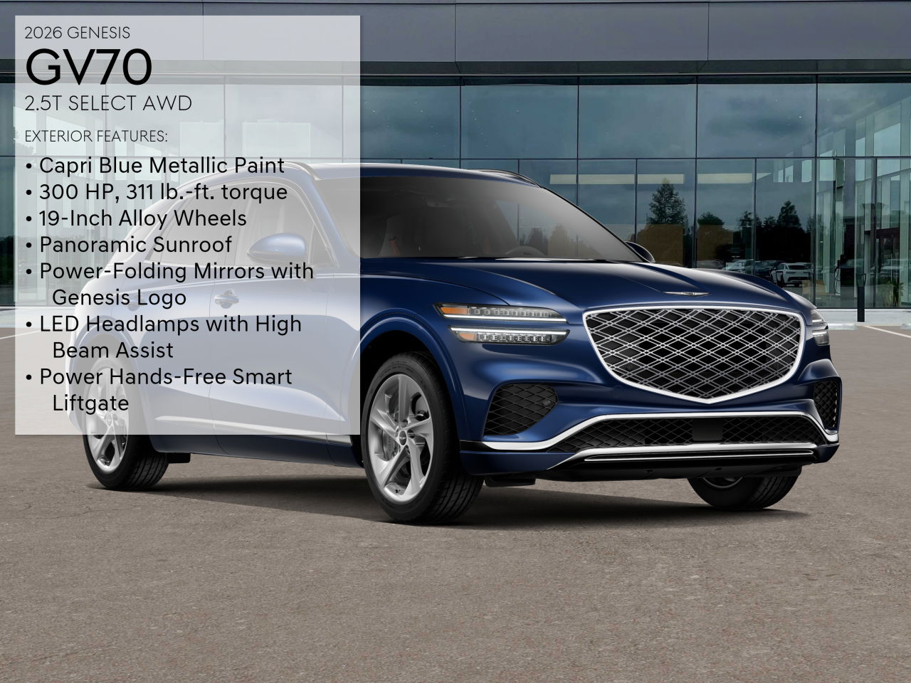 2026 Genesis GV70 2.5T Select photo 3