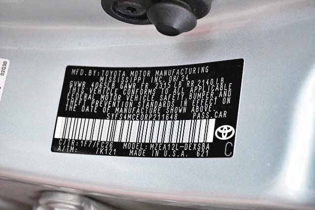 Used 2024 Silver Toyota SE image 32