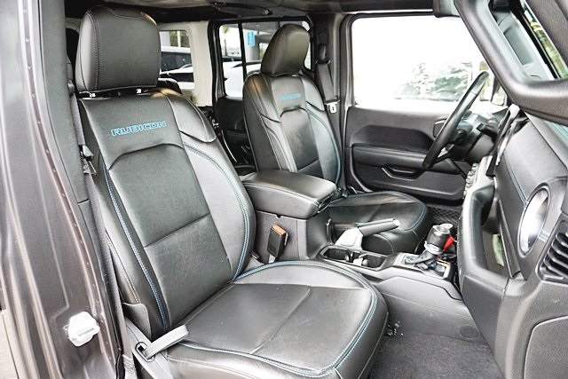 Used 2021 Gray Jeep Unlimited Rubicon 4xe image 12
