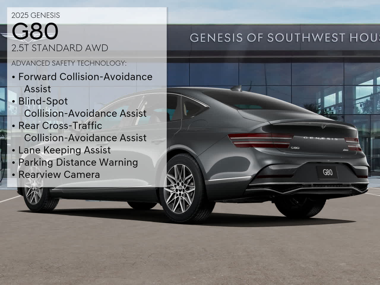 2025 Genesis G80 2.5T AWD photo 11