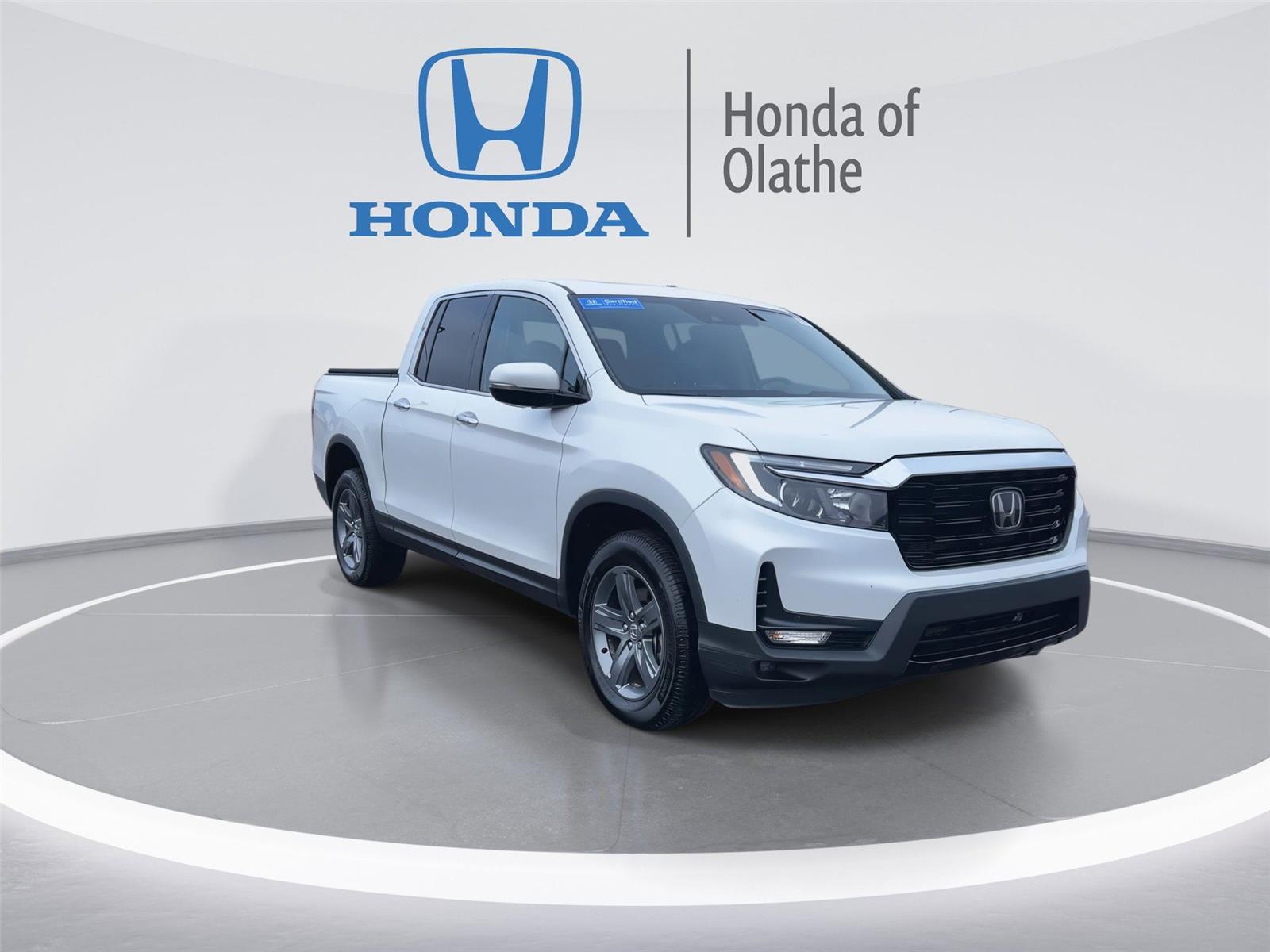 Certified 2022 Honda Ridgeline RTL-E with VIN 5FPYK3F71NB032555 for sale in Kansas City