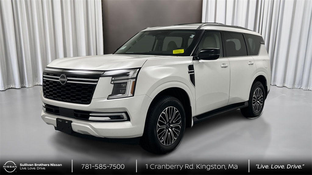 New 2025 Aspen White TriCoat Nissan Platinum image 1