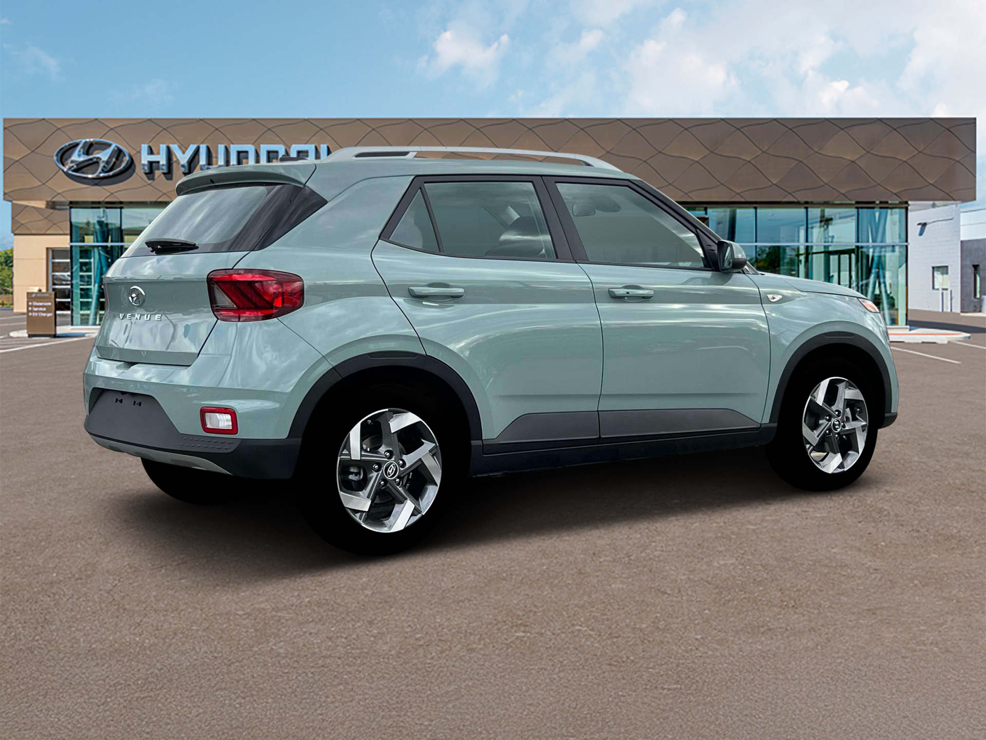 New 2025 Green Hyundai SEL image 8