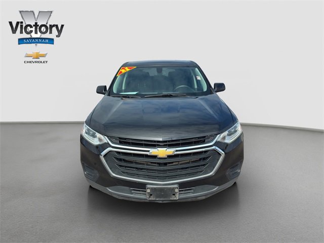 Used 2021 Chevrolet Traverse LS with VIN 1GNERFKWXMJ261093 for sale in Kansas City