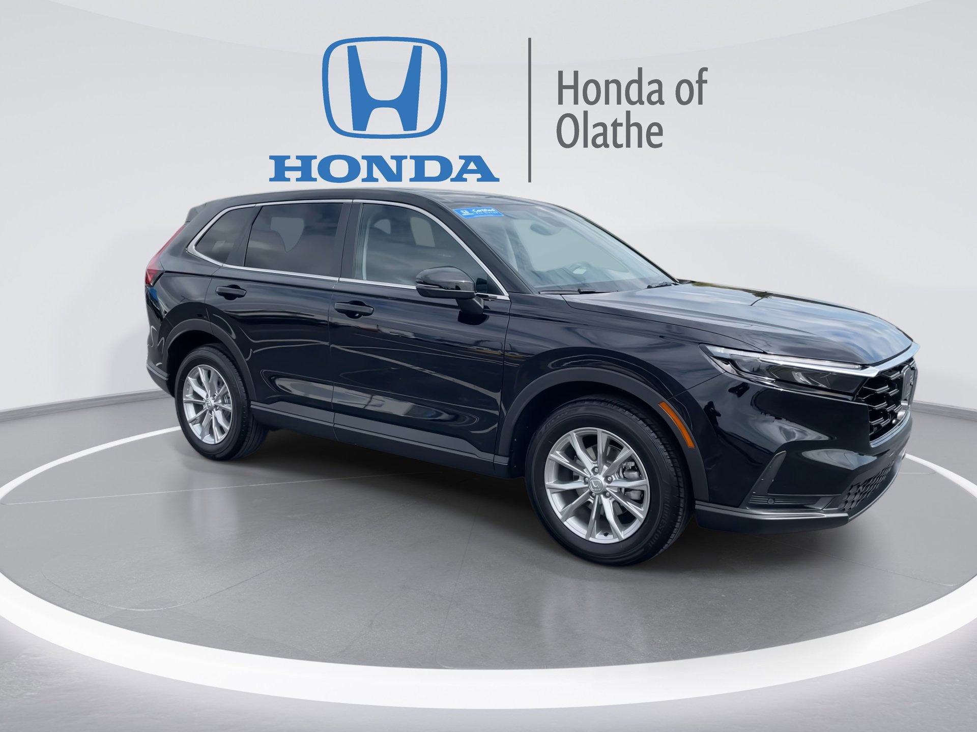 Certified 2025 Honda CR-V EX-L with VIN 2HKRS4H76SH498172 for sale in Kansas City