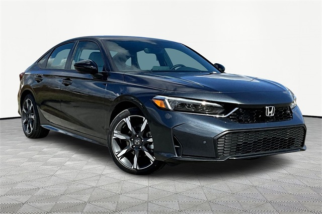 New 2025 Honda Civic Hybrid Sport Touring eCVT 4D Sedan FWD 2.0L 16V DOHC