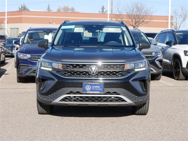 Certified 2023 Volkswagen Taos S with VIN 3VVMX7B29PM381909 for sale in Inver Grove Heights, Minnesota