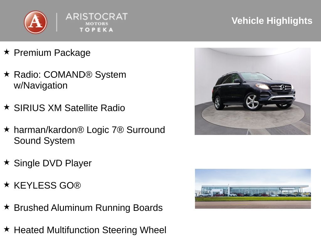 Used 2016 Mercedes-Benz GLE-Class GLE350 with VIN 4JGDA5HBXGA682127 for sale in Kansas City