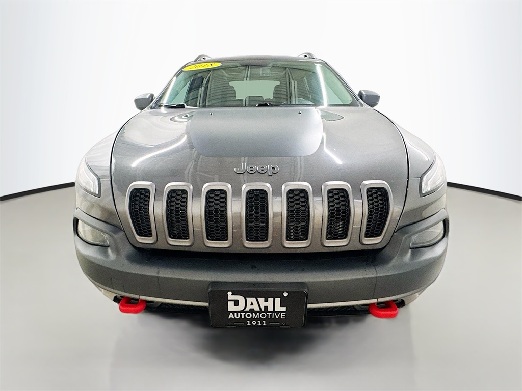 Used 2018 Jeep Cherokee Trailhawk with VIN 1C4PJMBX7JD615149 for sale in Rhinelander, WI