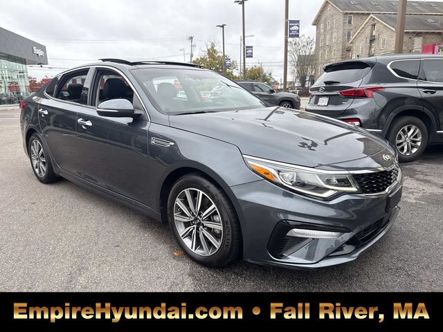 Used 2020 Kia Optima EX with VIN 5XXGU4L14LG405327 for sale in Fall River, MA