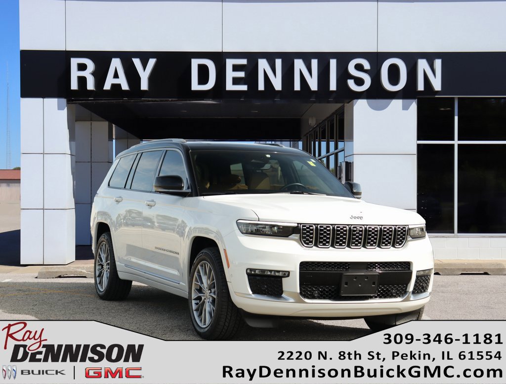 Used 2022 Bright White Clea Jeep Summit image 1