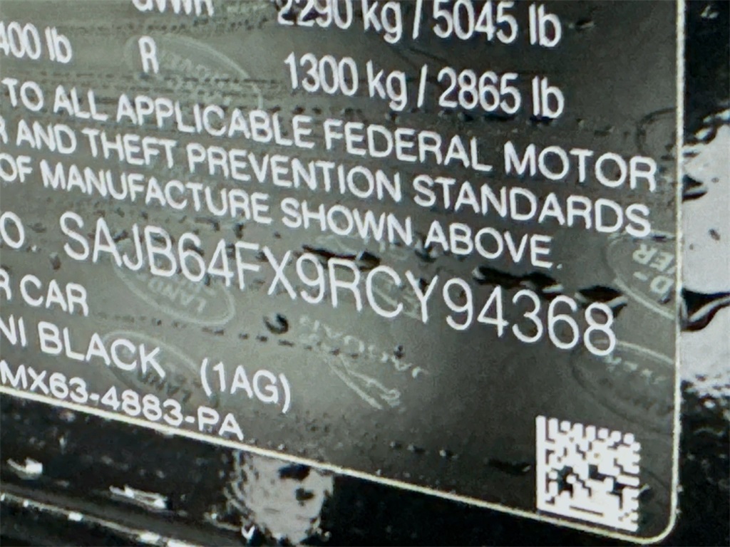 New 2024 Black Jaguar R-Dynamic SE image 33