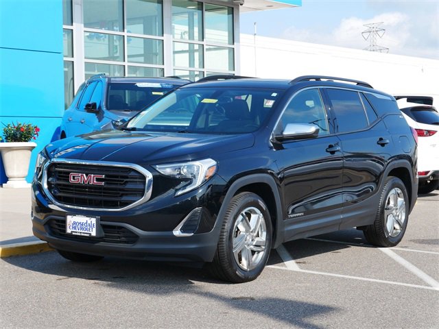 Used 2018 GMC Terrain SLE with VIN 3GKALTEX7JL180444 for sale in Roseville, Minnesota
