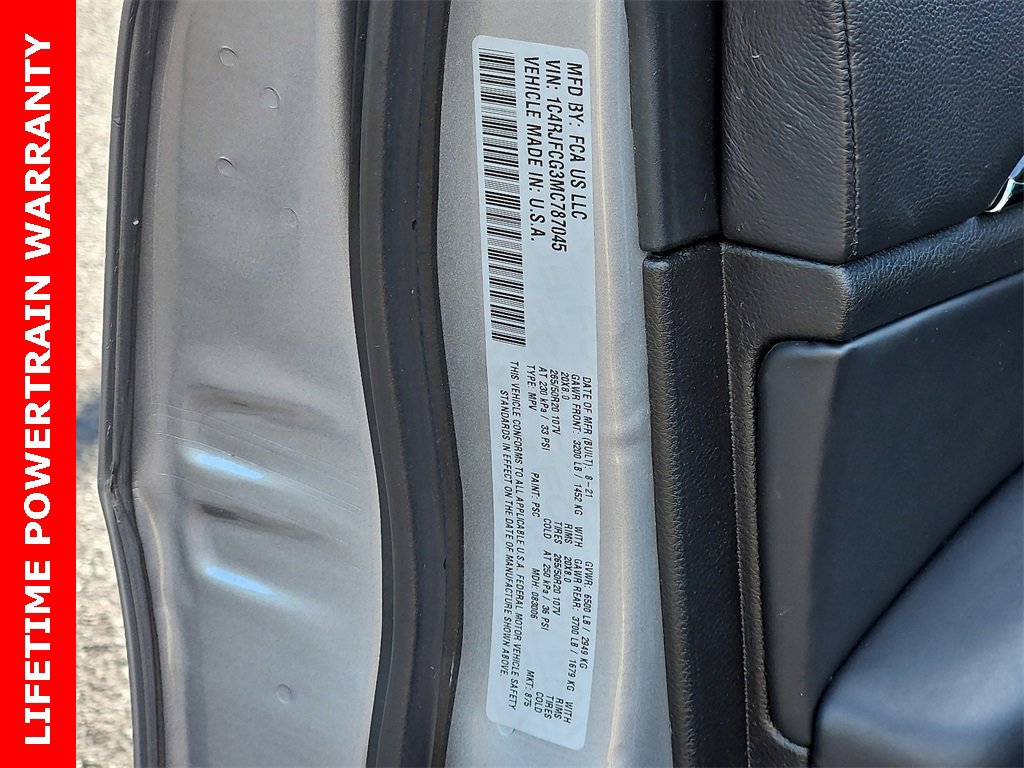 2021 Jeep Grand Cherokee High Altitude photo 27