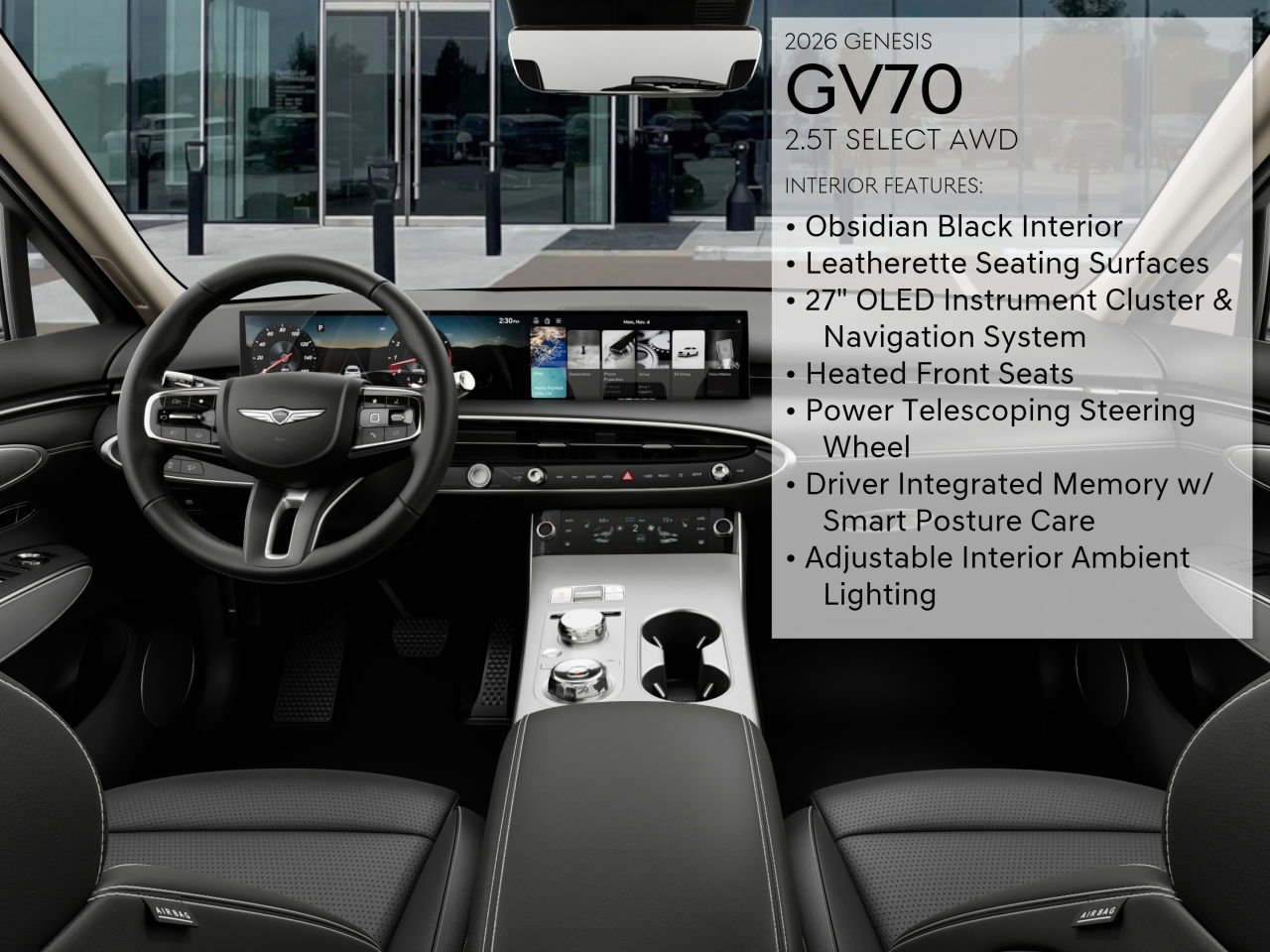2026 Genesis GV70 2.5T Select photo 17