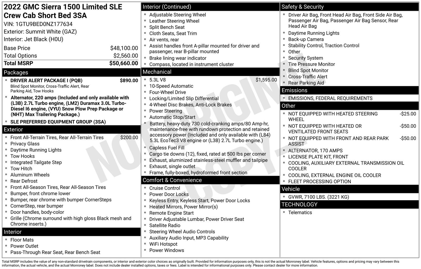 Used 2022 GMC Sierra 1500 Limited SLE with VIN 1GTU9BED0NZ177634 for sale in Baxter, Minnesota