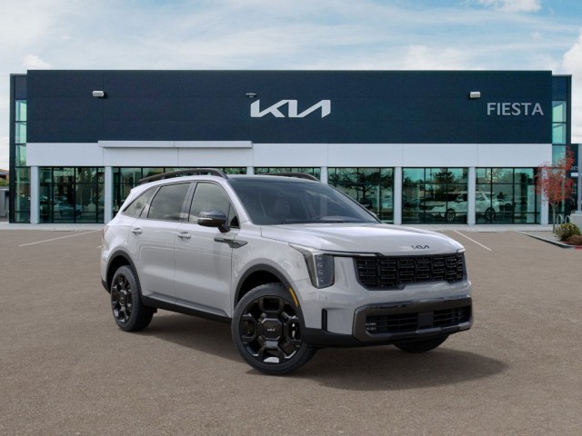 New 2025 Wolf Gray Kia X-Line EX image 8