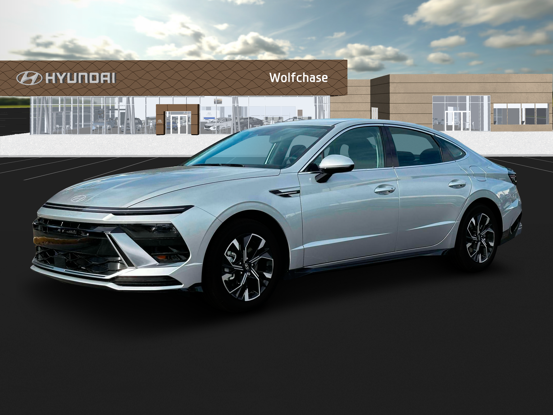 New 2025 Silver Hyundai SEL image 2