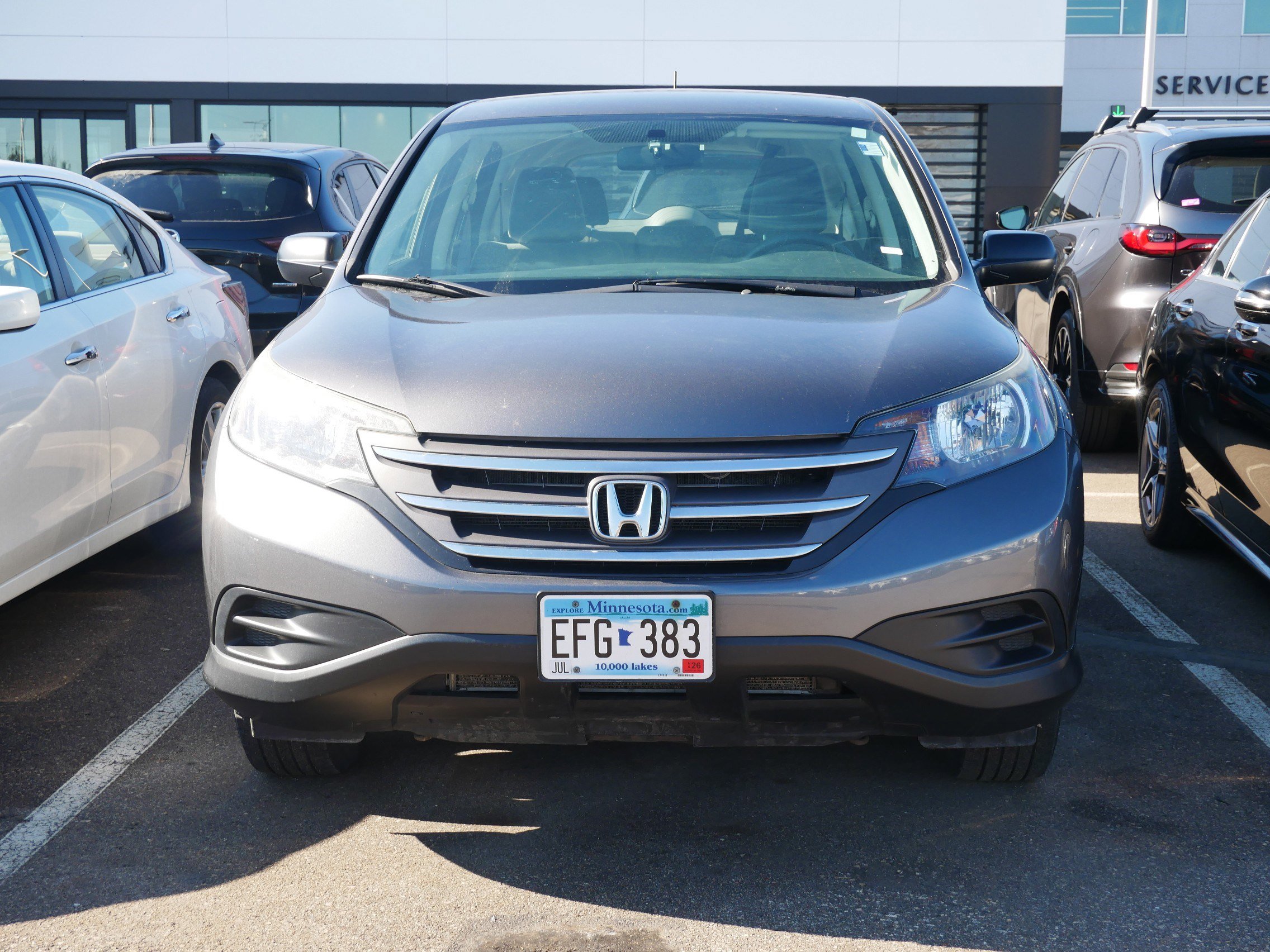 Used 2014 Honda CR-V LX with VIN 2HKRM4H37EH698490 for sale in Brooklyn Center, Minnesota