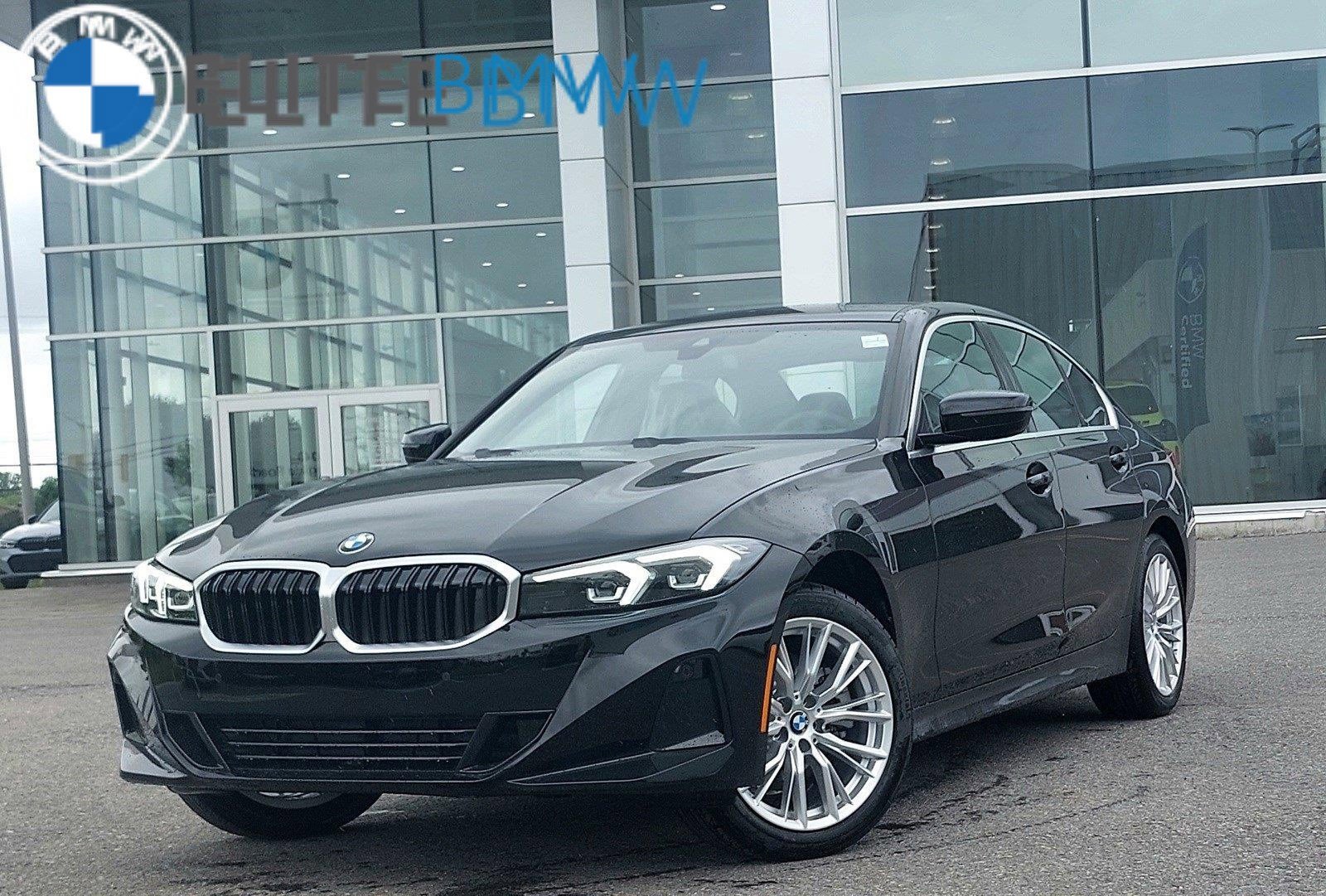 New 2025 BLACK SAPPHIRE METALLIC BMW 330i xDrive image 1