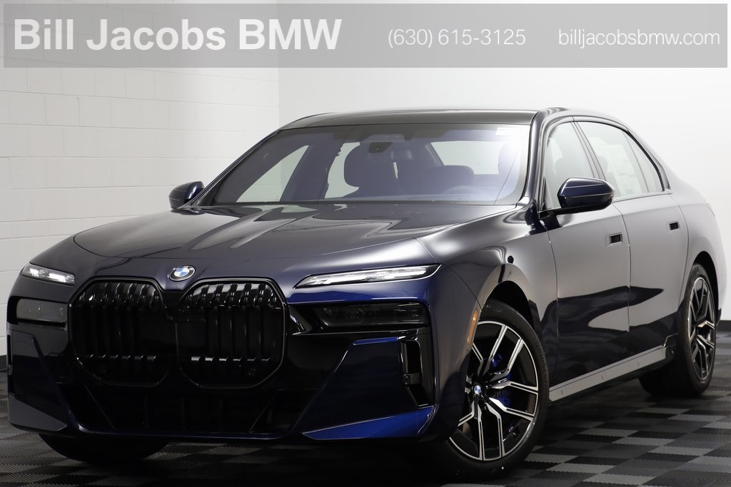 New 2025 Tanzanite Blue II Metallic BMW 760i xDrive image 1