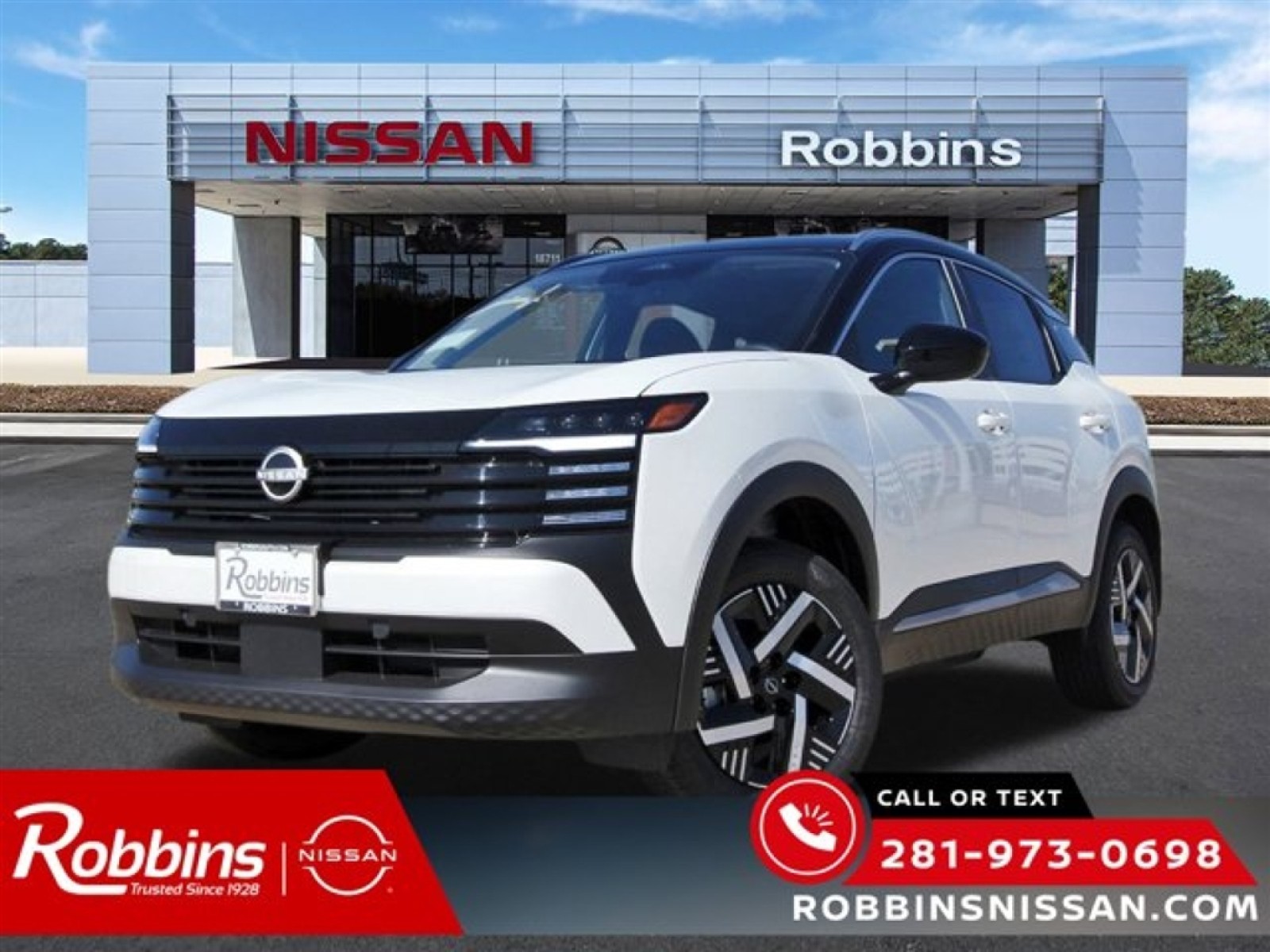 2026 Nissan Kicks SV White at Robbins Nissan