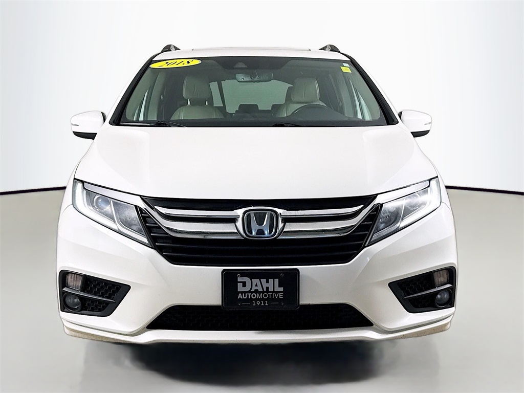 Used 2018 Honda Odyssey EX-L with VIN 5FNRL6H72JB063624 for sale in Stevens Point, WI