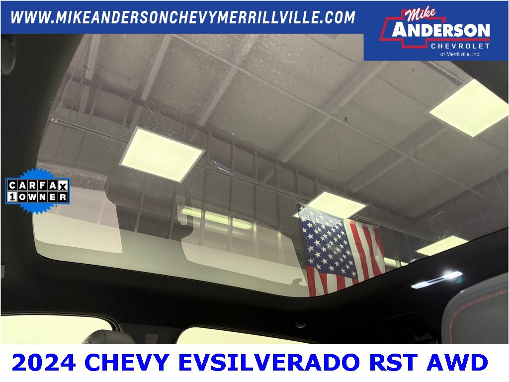 Used 2024 Chevrolet Silverado EV RST with VIN 1GC40ZEL6RU300043 for sale in Merrillville, IN