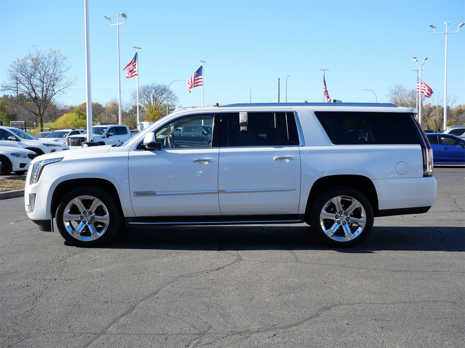 Used 2016 Cadillac Escalade ESV Platinum with VIN 1GYS4KKJ7GR250205 for sale in White Bear Lake, Minnesota