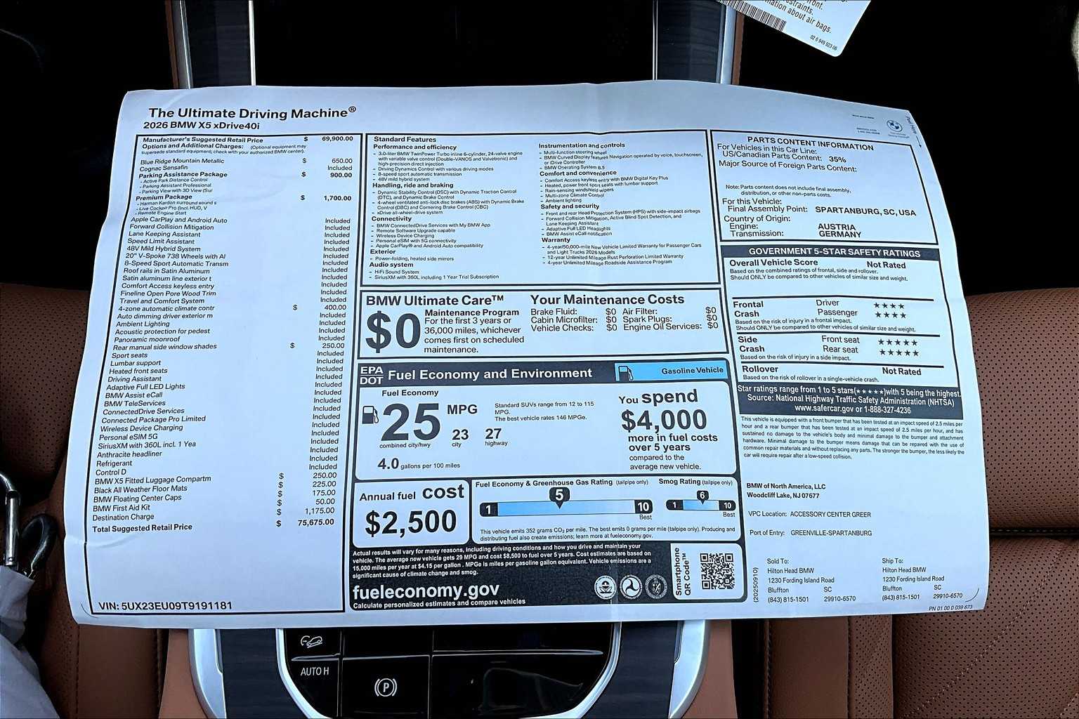 2026 Bmw X5 xDrive40i photo 18