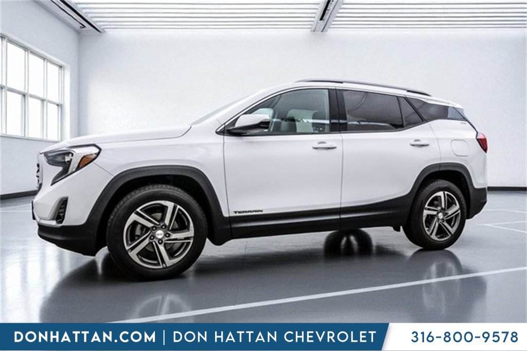 Used 2021 GMC Terrain SLT with VIN 3GKALVEV8ML304252 for sale in Park City, KS