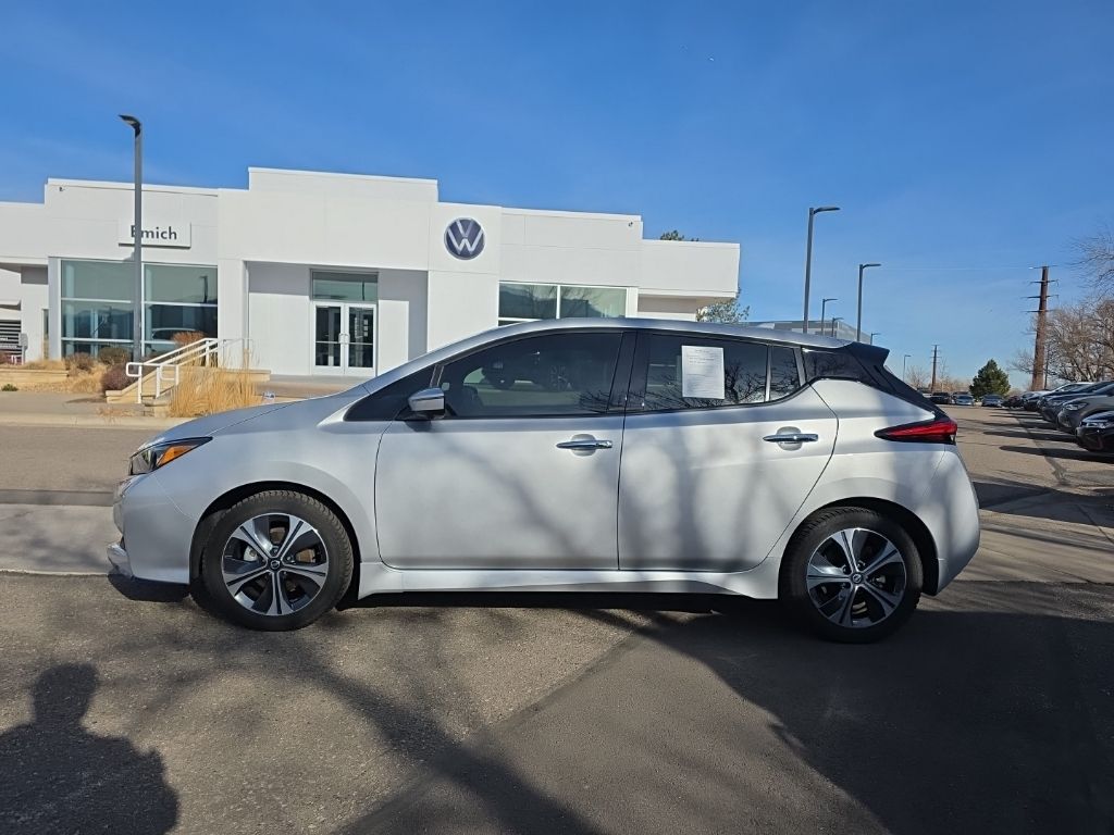 Used 2021 Nissan Leaf SL Plus with VIN 1N4BZ1DVXMC553503 for sale in Denver, CO