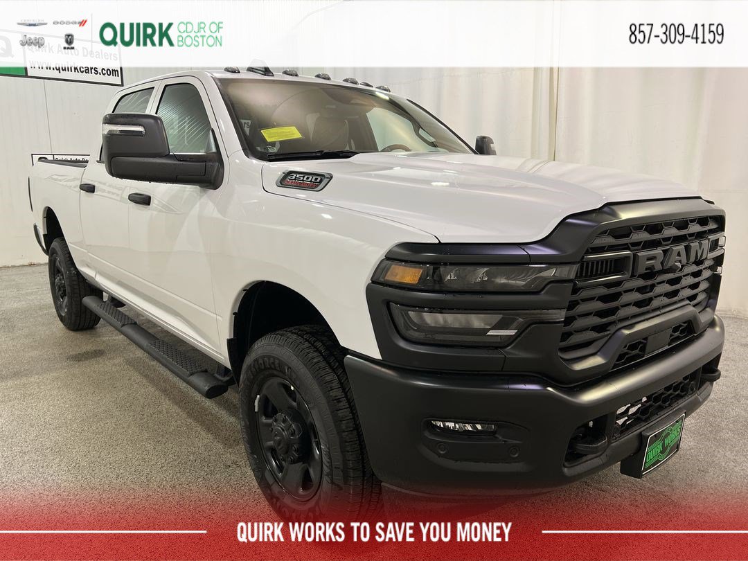 New 2025 Bright White Clearcoat Ram Tradesman image 1