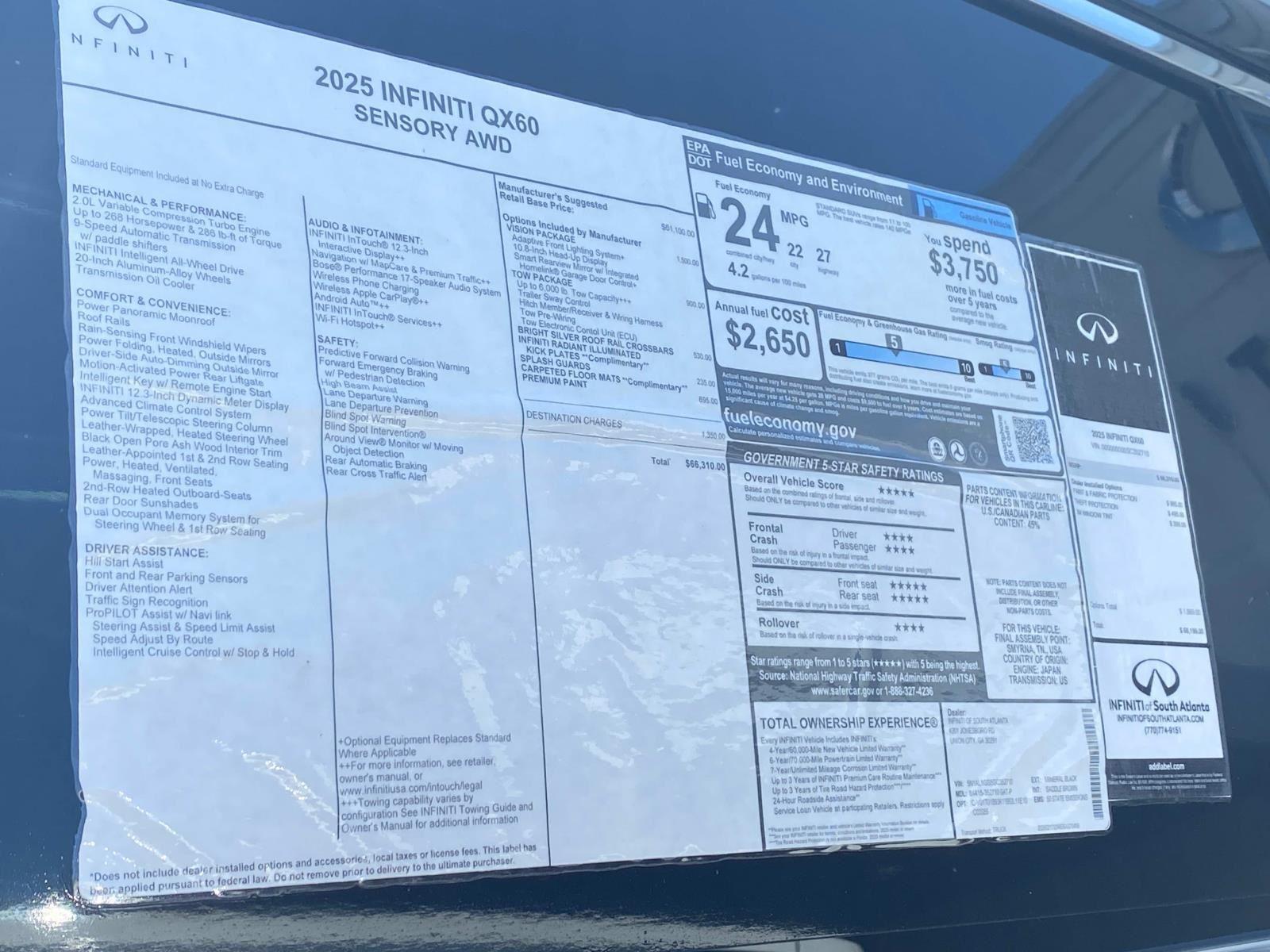 2025 Infiniti QX60 Sensory AWD photo 22