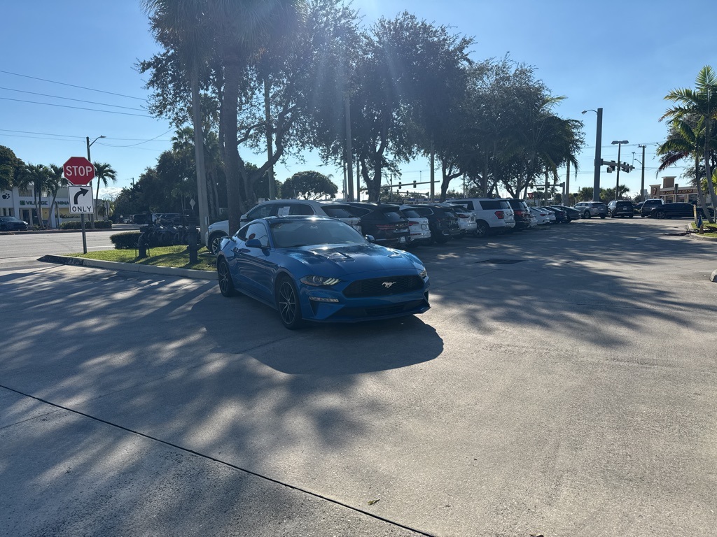 Used 2019 Ford Mustang EcoBoost with VIN 1FA6P8TH0K5200829 for sale in North Palm Beach, FL