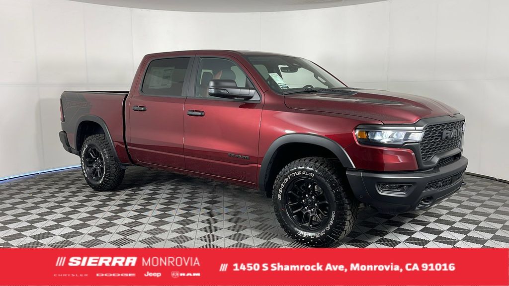 New 2025 Delmonico Red Pearl-Coat Exterior Paint RAM Rebel image 1