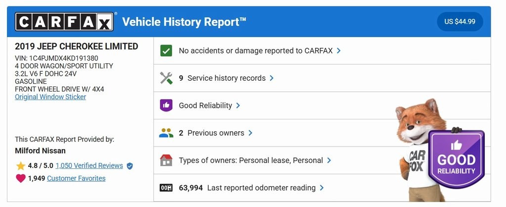 2019 Jeep Cherokee Limited's photo