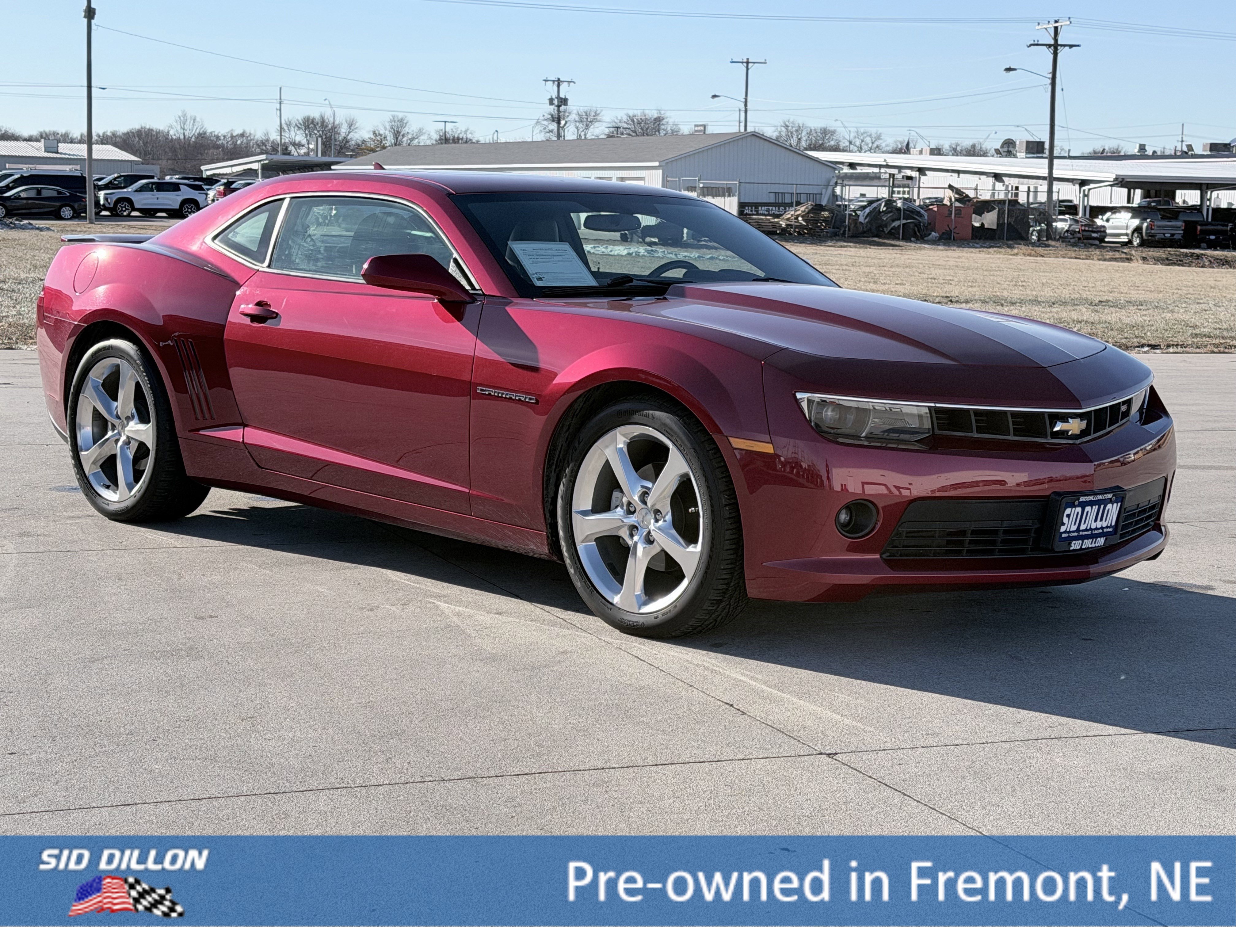 Used 2014 Chevrolet Camaro 2LT with VIN 2G1FC1E32E9271917 for sale in Fremont, NE