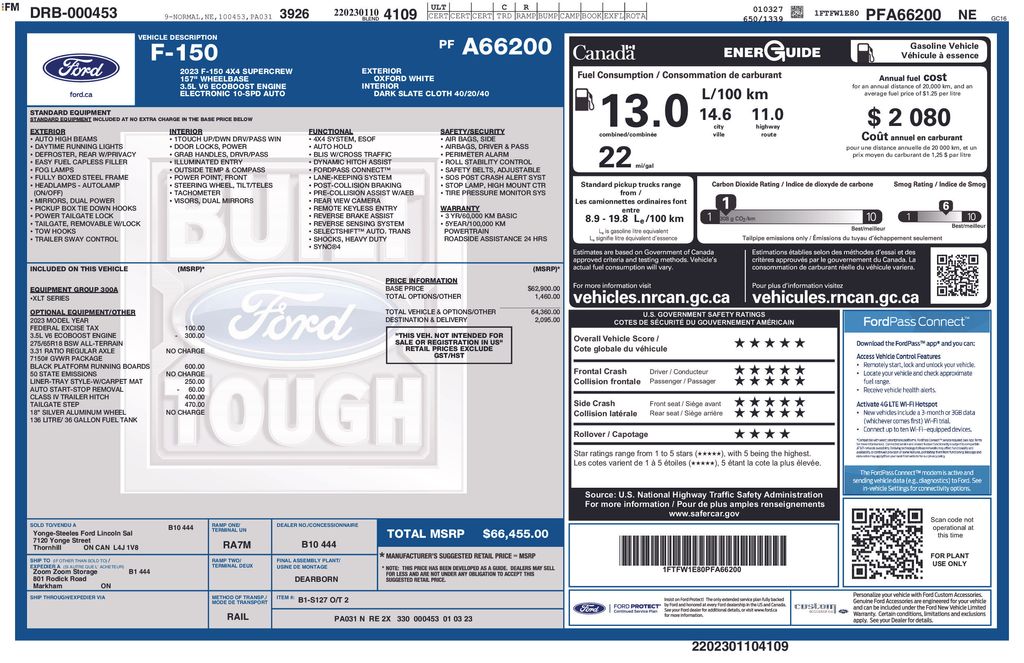 1FTFW1E80PFA66200