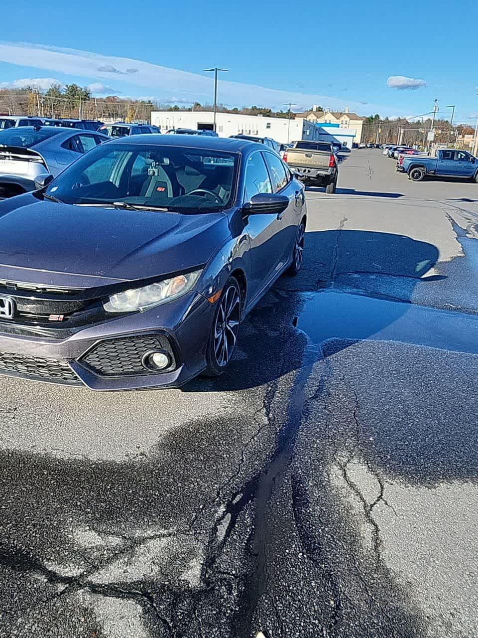 Used 2018 Honda Civic Si with VIN 2HGFC1E5XJH708086 for sale in Oakland, ME