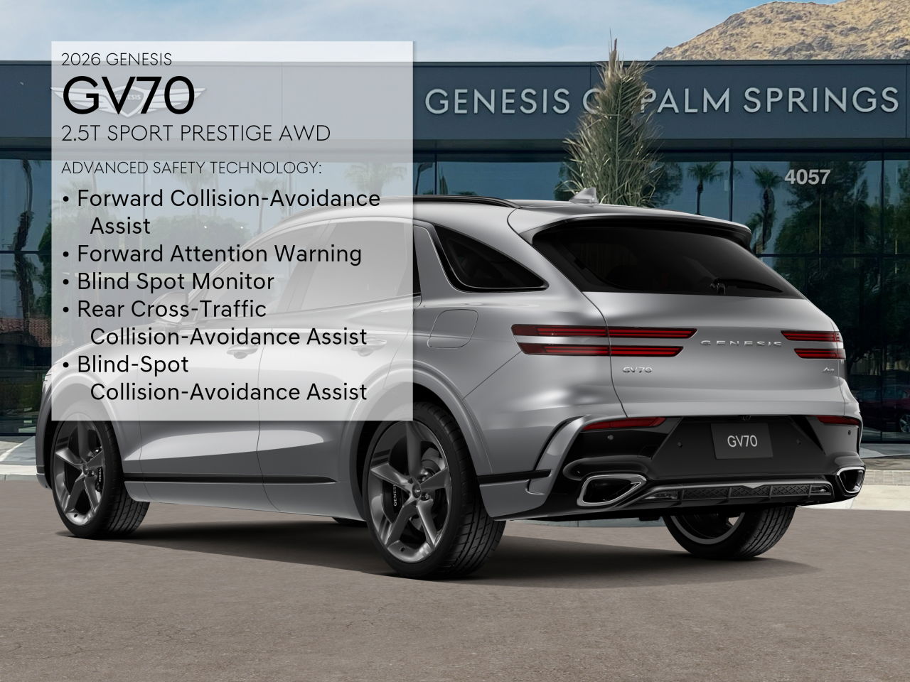 2026 Genesis GV70 2.5T Sport Prestige photo 4