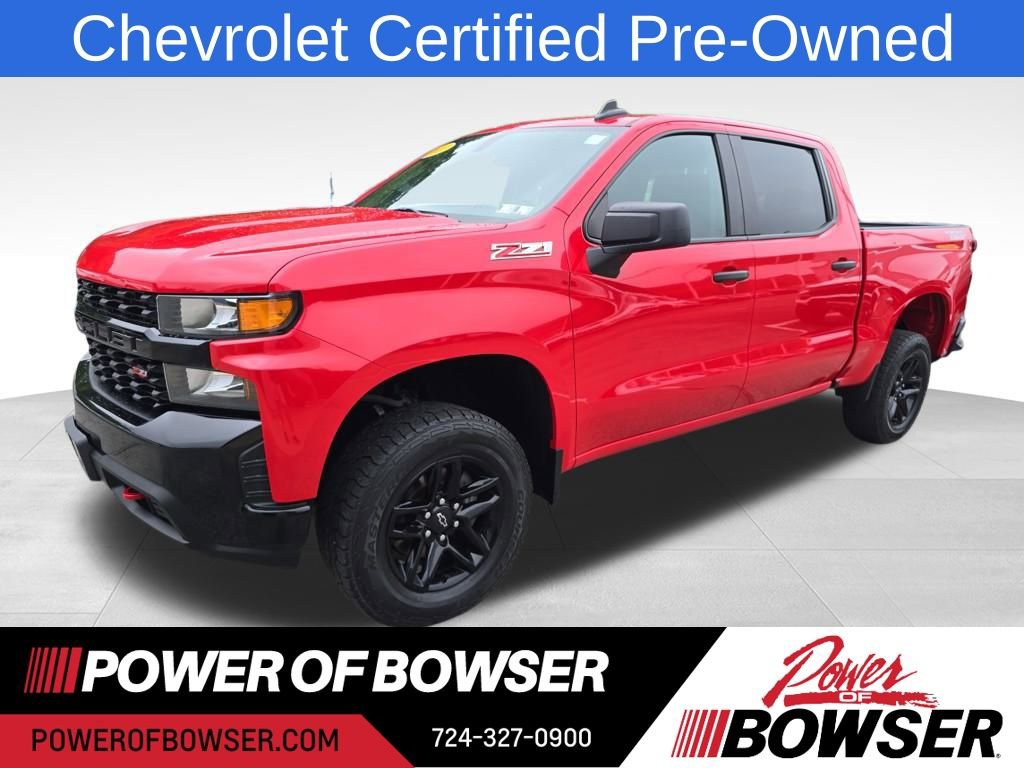 Certified Used 2021 Red Hot Chevrolet Custom Trail Boss image 1
