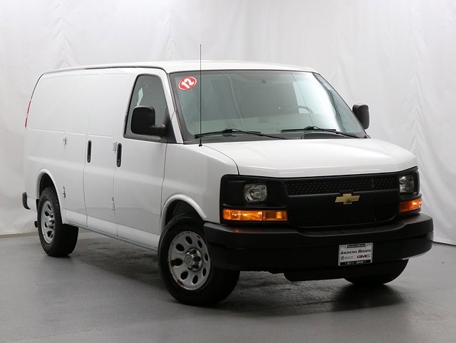 Used 2012 White Chevrolet Work Van image 1