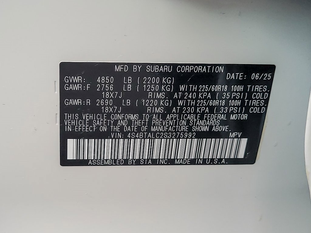 2025 SUBARU OUTBACK - Image 21